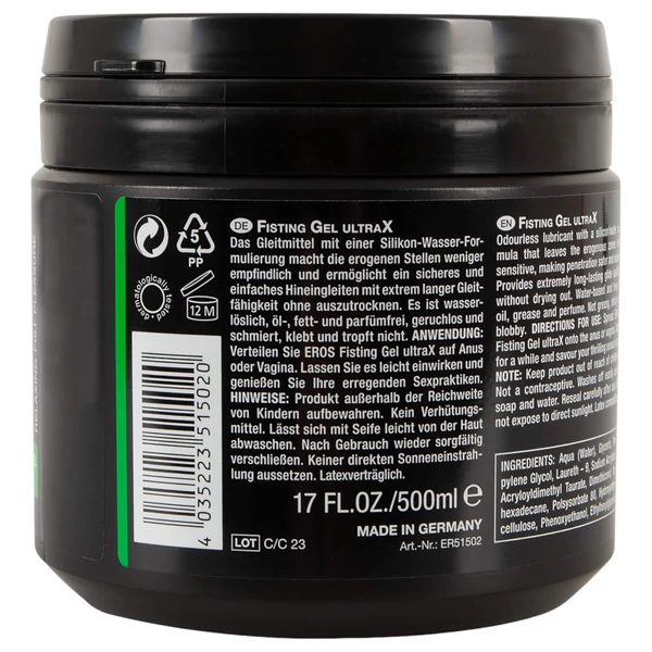 EROS Fisting - (öklöző) síkosító gél (500 ml)