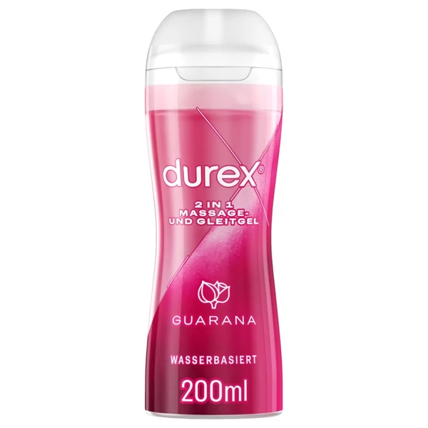Durex 2in1 masszázsolaj - Guarana (200 ml)