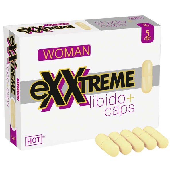 Hot exxtreme Libido étrend kiegészítő kapszula nőknek (5 db)