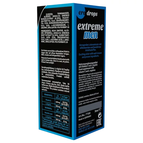 HOT Spanish fly Extreme - vágyfokozó csepp férfiaknak (30ml)