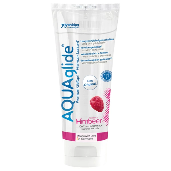 AQUAglide - vízbázisú síkosító - málna (100 ml)