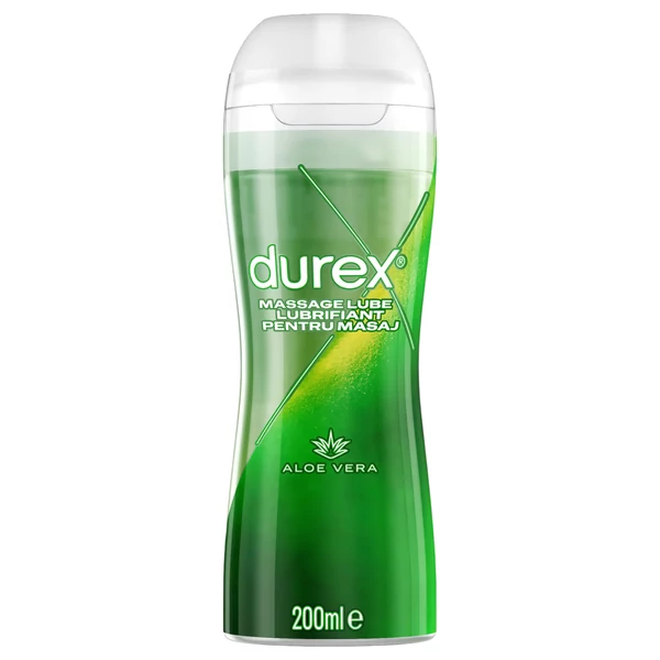 Durex 2in1 masszázsolaj - Aloe Vera (200 ml)