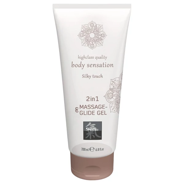 HOT - Shiatsu 2in1 Silky touch - selymes masszázs síkosító (200 ml)