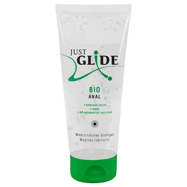 Just Glide Bio ANAL - vízbázisú vegán síkosító (200 ml)
