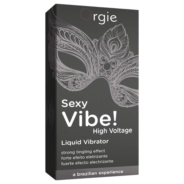 Orgie Sexy Vibe High Voltage - unisex folyékony vibrátor (15 ml)