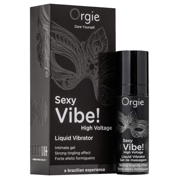 Orgie Sexy Vibe High Voltage - unisex folyékony vibrátor (15 ml)