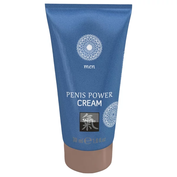 HOT Shiatsu Penis Power - stimuláló intim krém férfiaknak (30 ml)