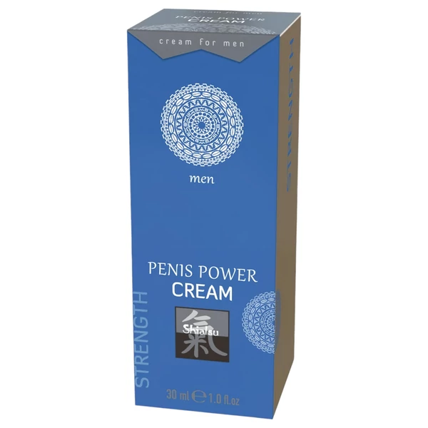HOT Shiatsu Penis Power - stimuláló intim krém férfiaknak (30 ml)