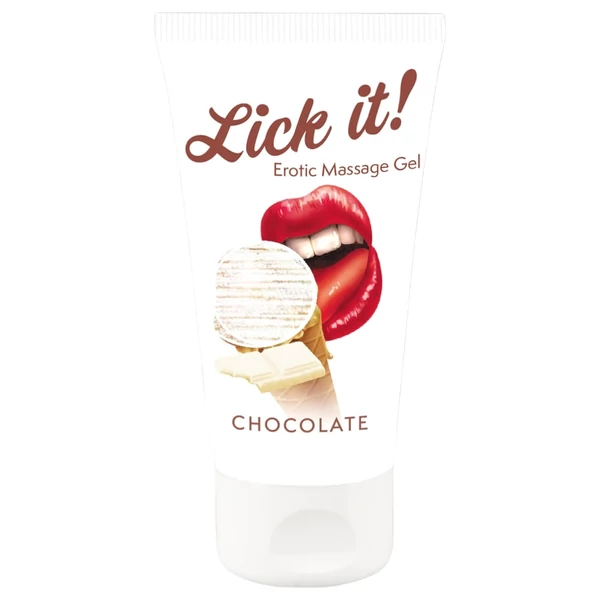 Lick it! - 2in1 ehető síkosító - fehércsoki (50 ml)