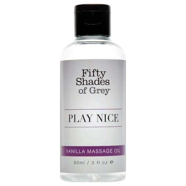 A szürke ötven árnyalata Play Nice - vanília illatú érzéki masszázsolaj (90 ml)
