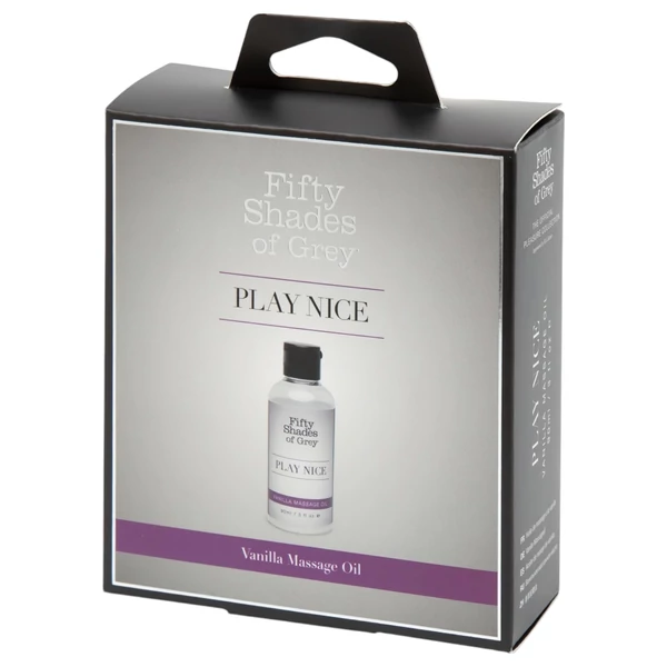A szürke ötven árnyalata Play Nice - vanília illatú érzéki masszázsolaj (90 ml)