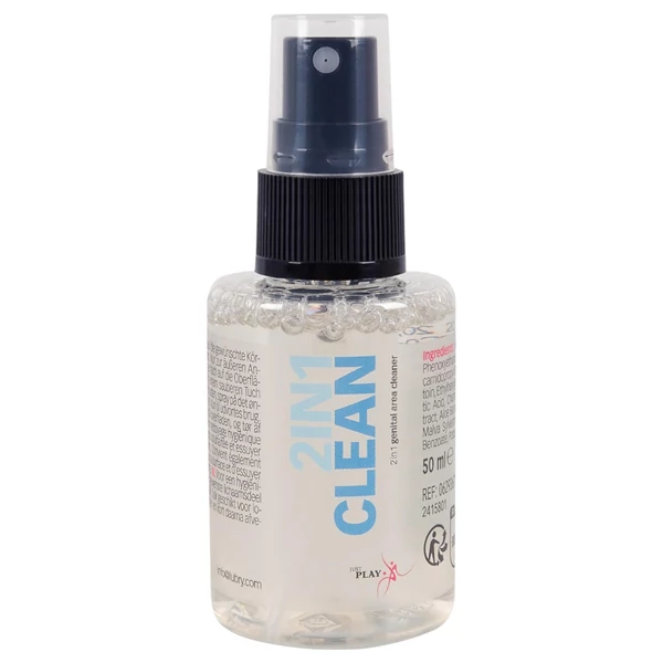 Just Play 2in1 Clean - fertőtlenítő spray (50 ml)