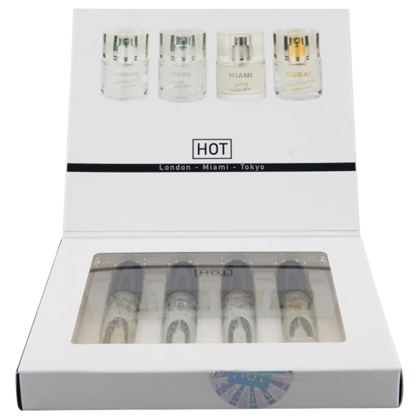 HOT LMTD feromon parfüm csomag nőknek (4x5 ml)