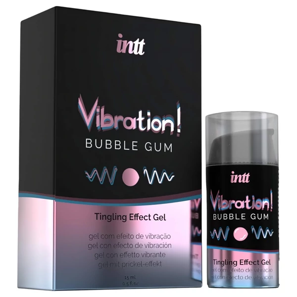 Intt Vibration! - folyékony vibrátor - rágógumi (15 ml)