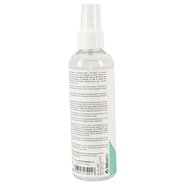 JoyDivision Clean Safe - fertőtlenítő és tisztító spray (200 ml)