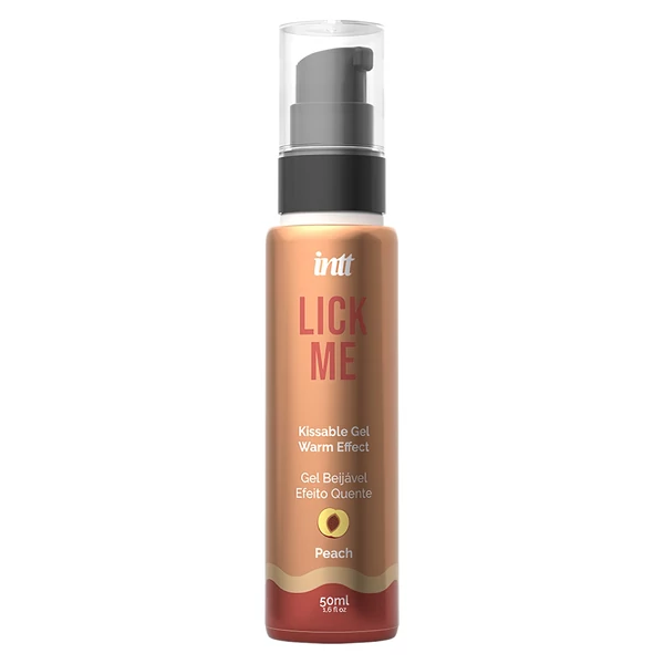Intt Lick Me - melegítő hatású síkosító gél - barack (50 ml)