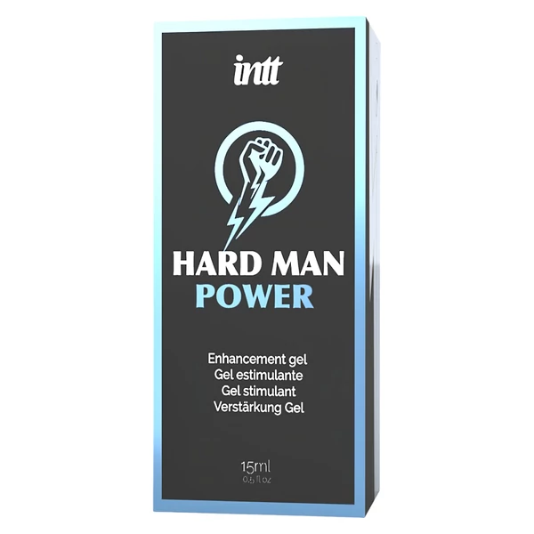 Intt Hard Man Power - stimuláló gél férfiaknak (15 ml)