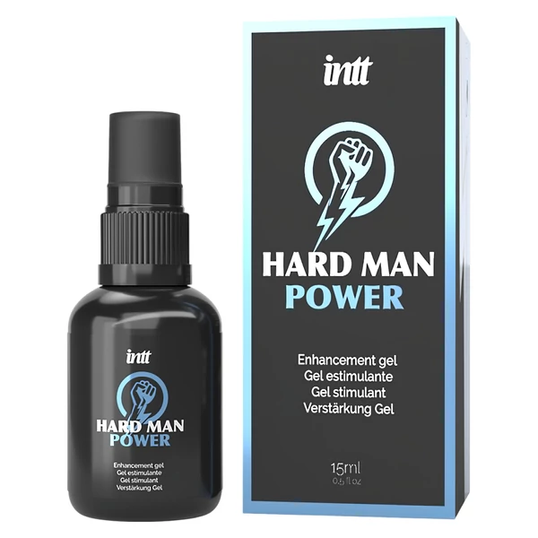 Intt Hard Man Power - stimuláló gél férfiaknak (15 ml)