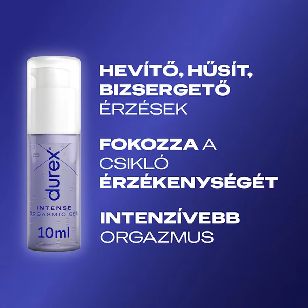Durex Intense Orgasmic - stimuláló intim gél nőknek (10ml)