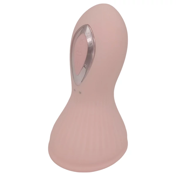 Lonely - akkus, vízálló szívó-nyaló mell vibrátor (pink)