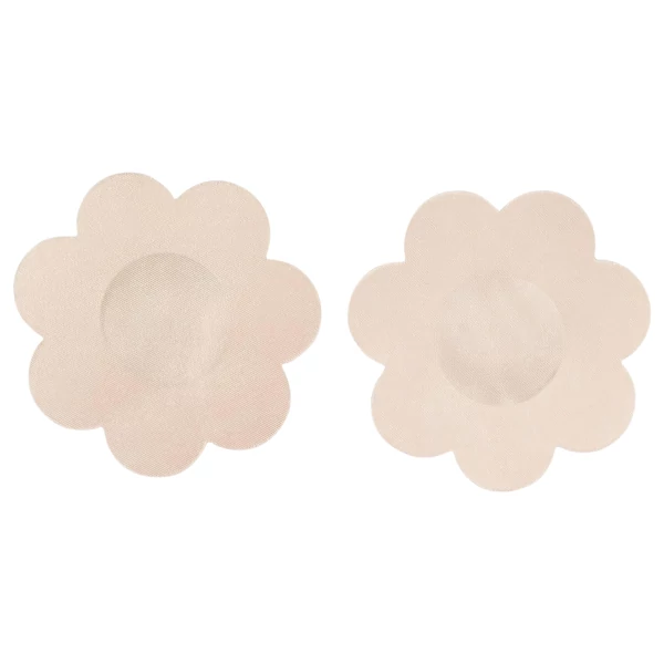 Cottelli Nipple Cover - virág mellbimbó tapasz (natúr, 12 db)