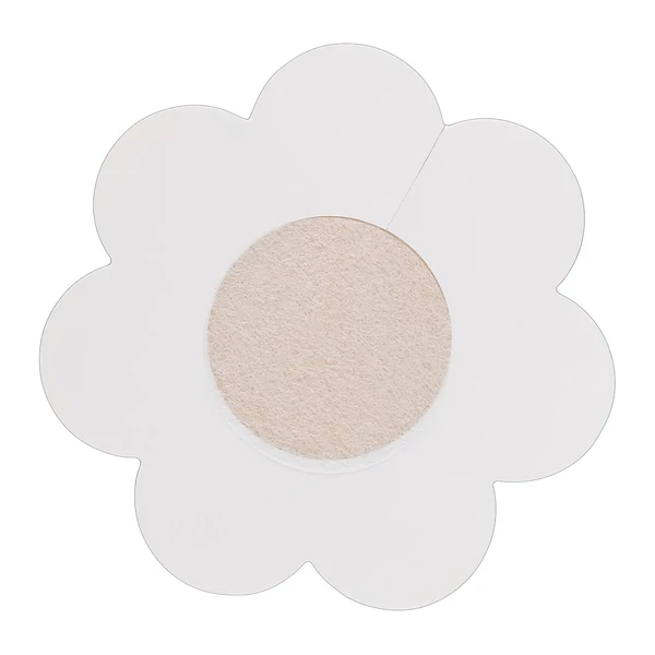Cottelli Nipple Cover - virág mellbimbó tapasz (natúr, 12 db)