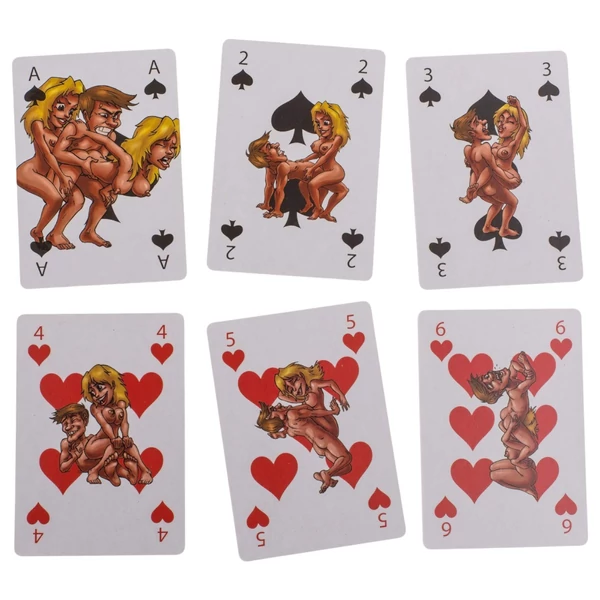 Kama Sutra - mókás francia kártya (54 db)