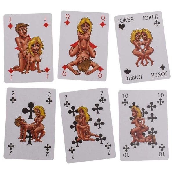 Kama Sutra - mókás francia kártya (54 db)