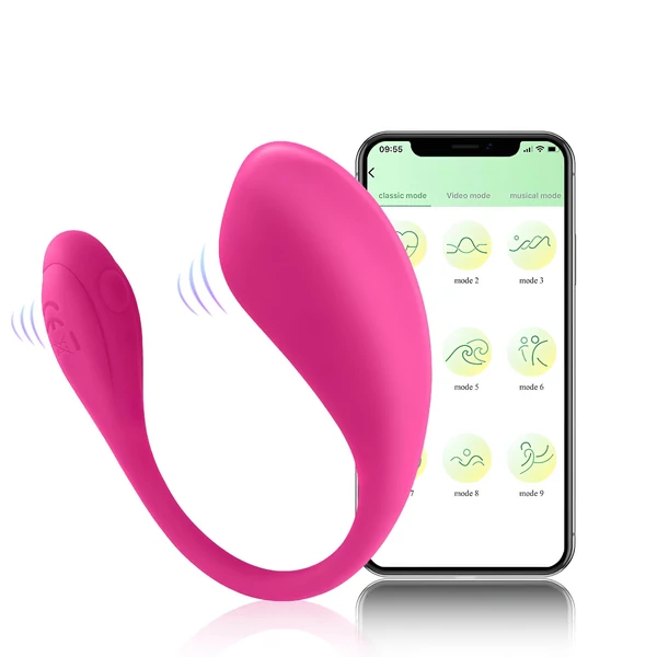 Sunfo - App-vezérelt vibrációs tojás (pink)