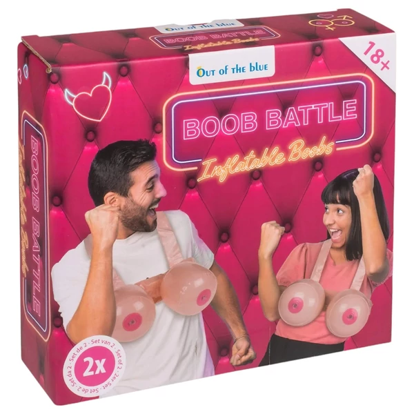 Boob Battle - felfújható felcsatolható cicicsata (testszínű)