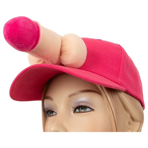 Péniszes baseball sapka (pink)
