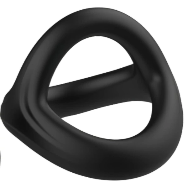 Pulselock Taur - Y-formájú pénisz- és heregyűrű (fekete) - M