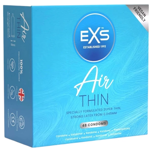EXS Air Thin - latex óvszer (48 db)