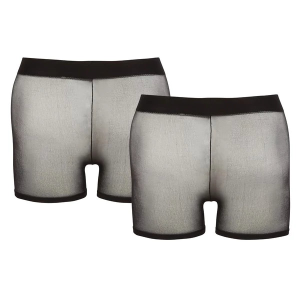 Svenjoyment - átlátszó boxer szett - fekete (2 részes) S-L