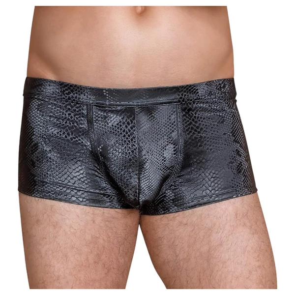 NEK - kígyóbőr mintás boxer (fekete)