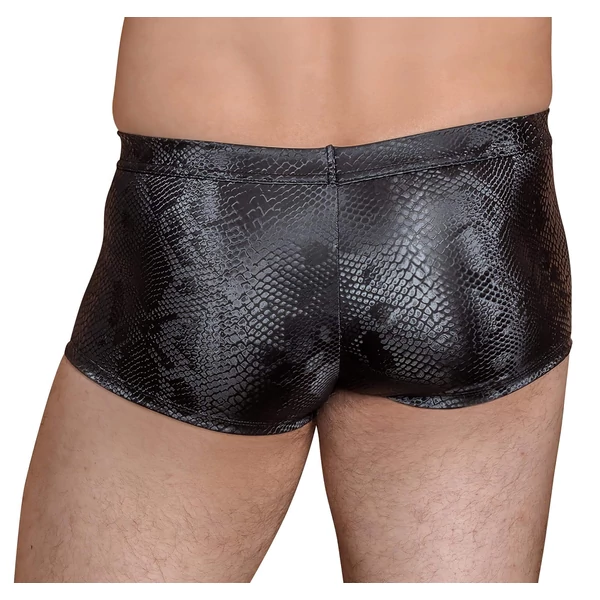 NEK - kígyóbőr mintás boxer (fekete)