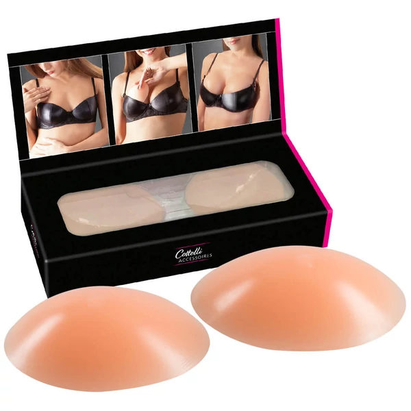 Cottelli - Szilikon push-up betétek - testszínű (1 pár)