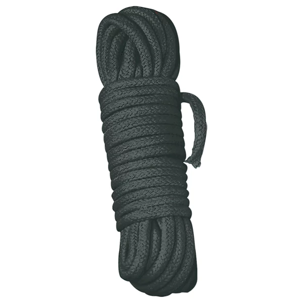 Shibari Rope - bondage kötél (10 m, fekete)