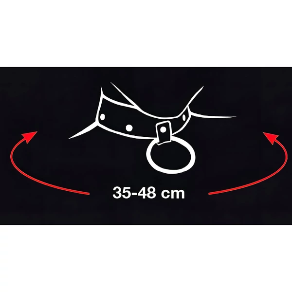 Bad Kitty - szíves nyakörv és fém póráz (fekete)