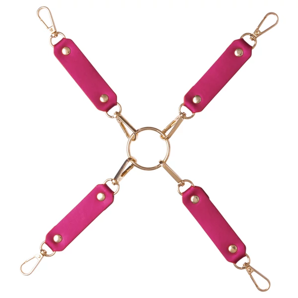 Bad Kitty - bondage szett - 7 részes (piros)