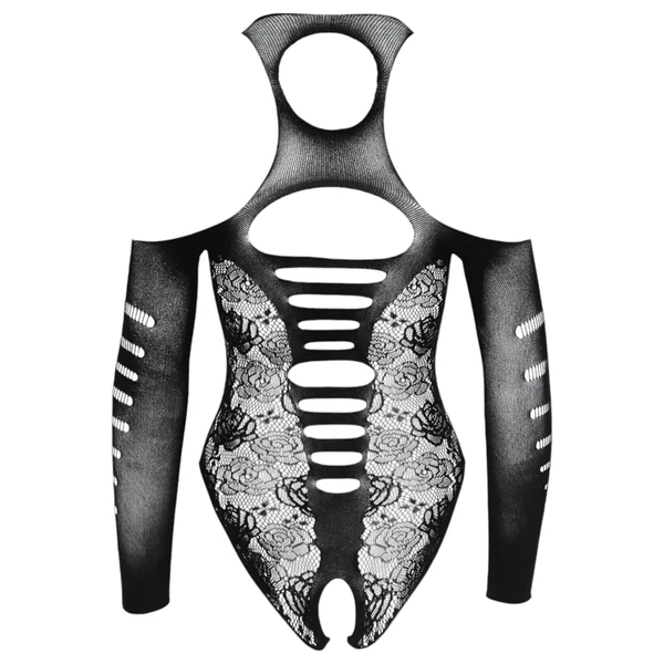 NO:XQSE - masnis body, hosszú ujjal (fekete, S-L)