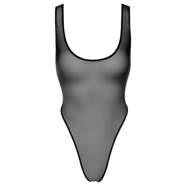 Noir - átlátszó body (fekete)