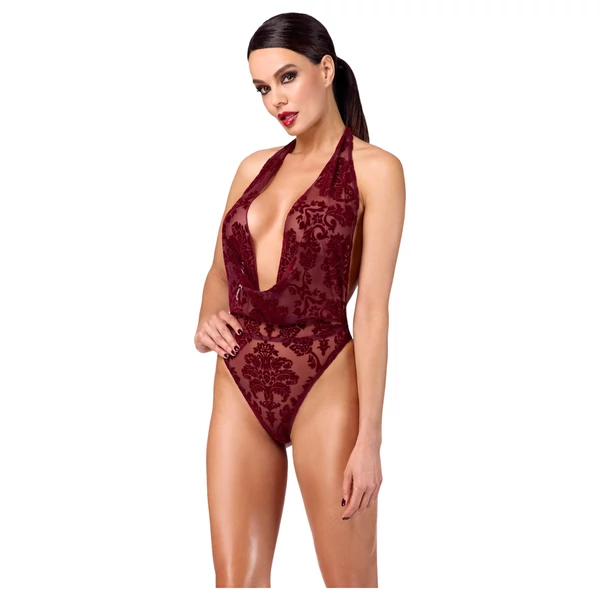 Noir Kink Royal - áttetsző body (piros)