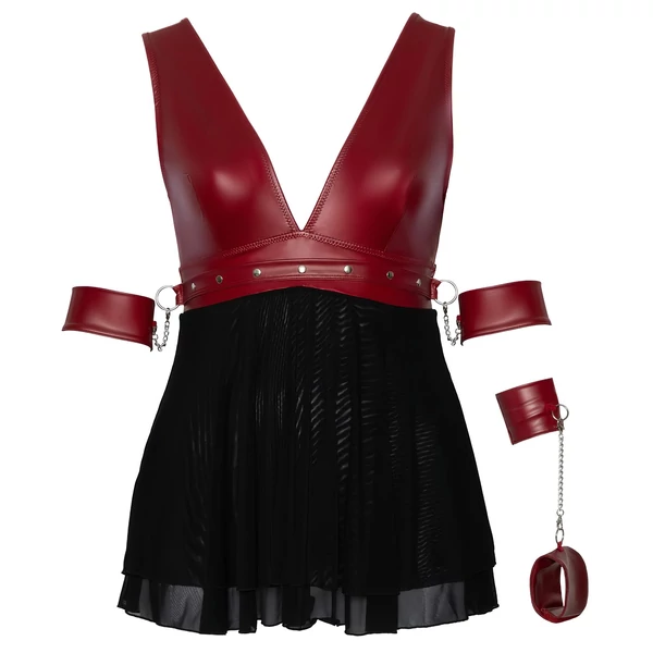 Cottelli Bondage Plus Size - babydoll (piros)