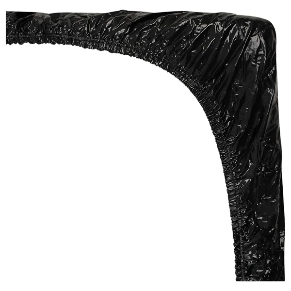 Fetish - Lakk lepedő - gumis - 160x200 cm (fekete)