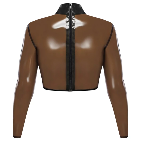Late X áttetsző latex felső (áttetsző-fekete)