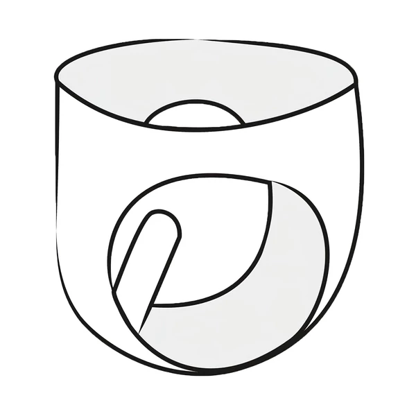 LATEX - női bugyi hüvelyóvszerrel (fekete)