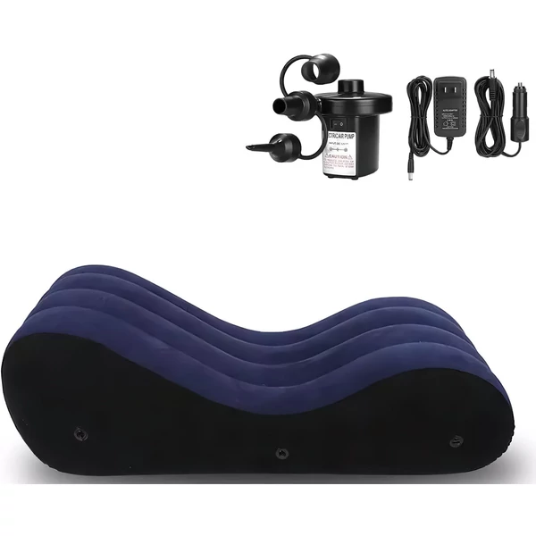 Desirel Magic Pillow - felfújható szex szófa - nagy (kék)