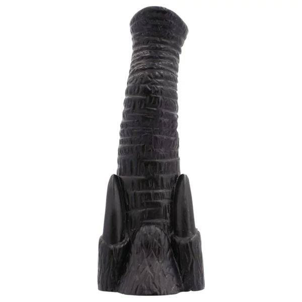 AnimHole Djumbo - elefánt ormány dildó - 18 cm (fekete)