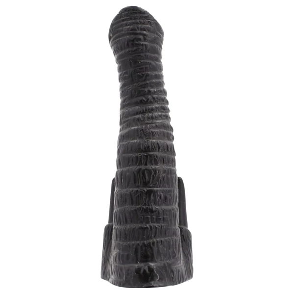AnimHole Djumbo - elefánt ormány dildó - 18 cm (fekete)